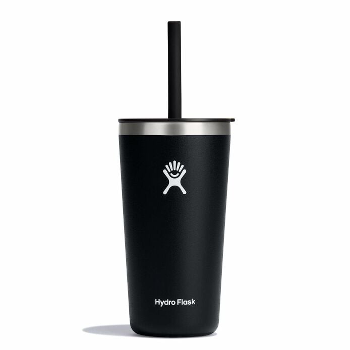 20 oz All Around™ Tumbler with Straw Lid - Black D3
